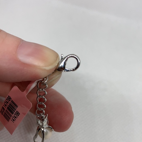 Freshwater Pearl and Australian Crystal Bracelet, w/ a Lobster Clasp(NWT) J69 - Picture 5 of 6